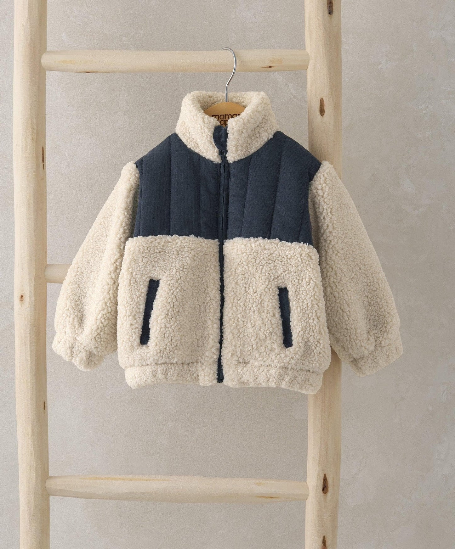 Mamas & Papas Borg Jacket - Black/Beige | Mamas & Papas, Babies, Nursing, Jacket