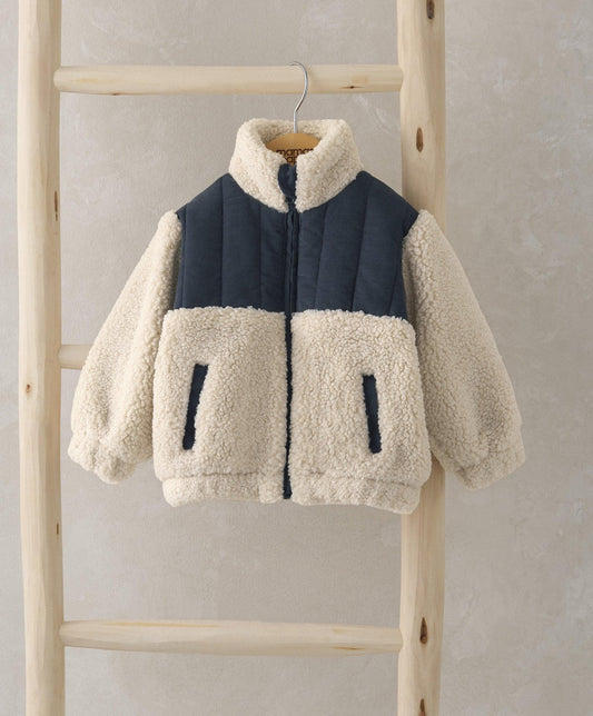 Mamas & Papas Borg Jacket - Black/Beige | Mamas & Papas, Babies, Nursing, Jacket