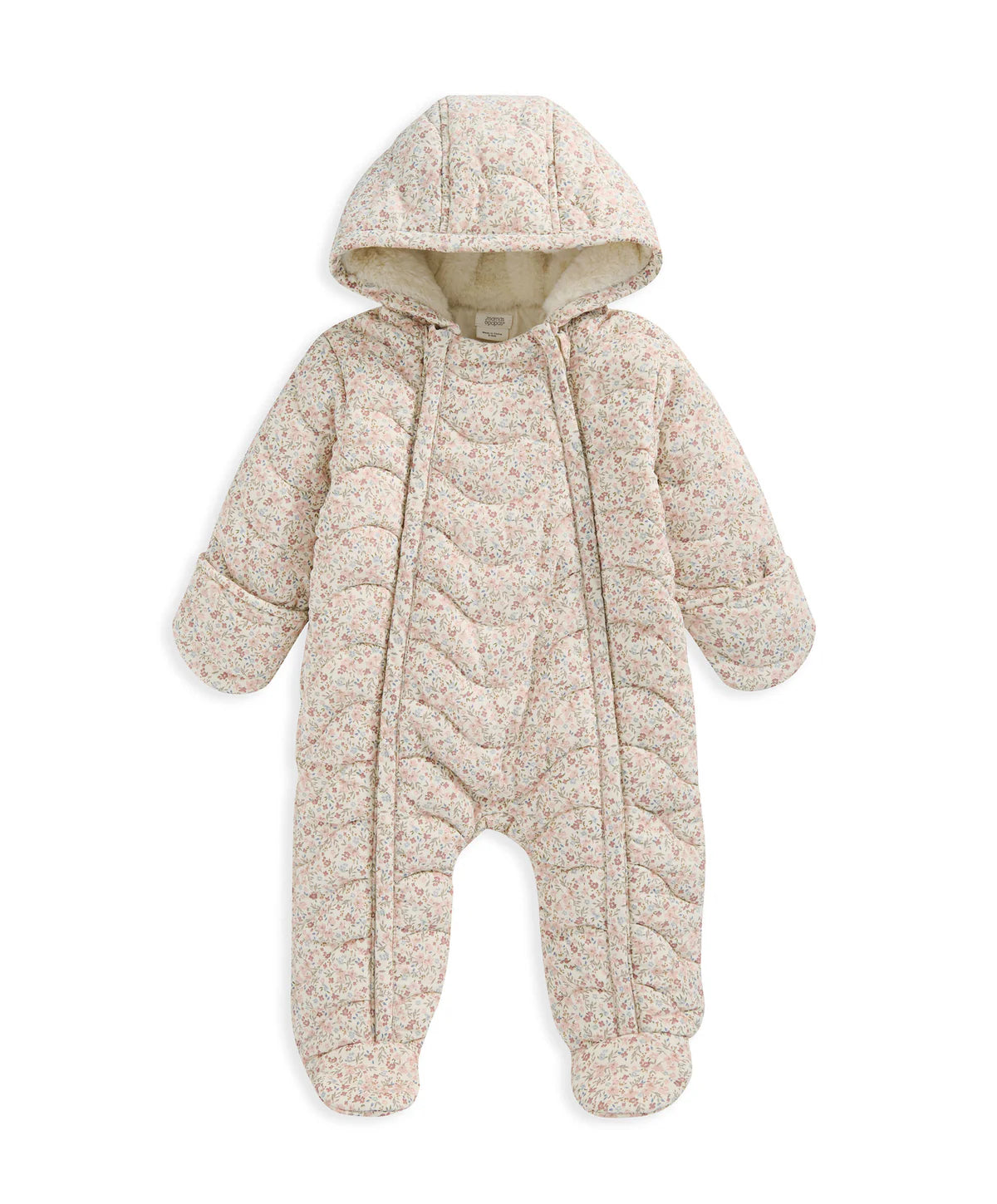 Mamas & Papas Floral Quilted Pramsuit | Mamas & Papas, Babies, Nursing, Pramsuit