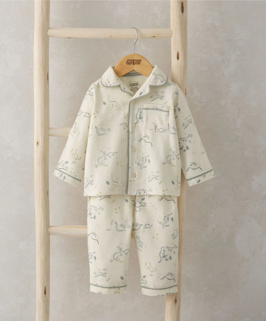 Mamas & Papas Dino Woven Pyjamas | Mamas & Papas, Babies, Nursing, Sleepsuit