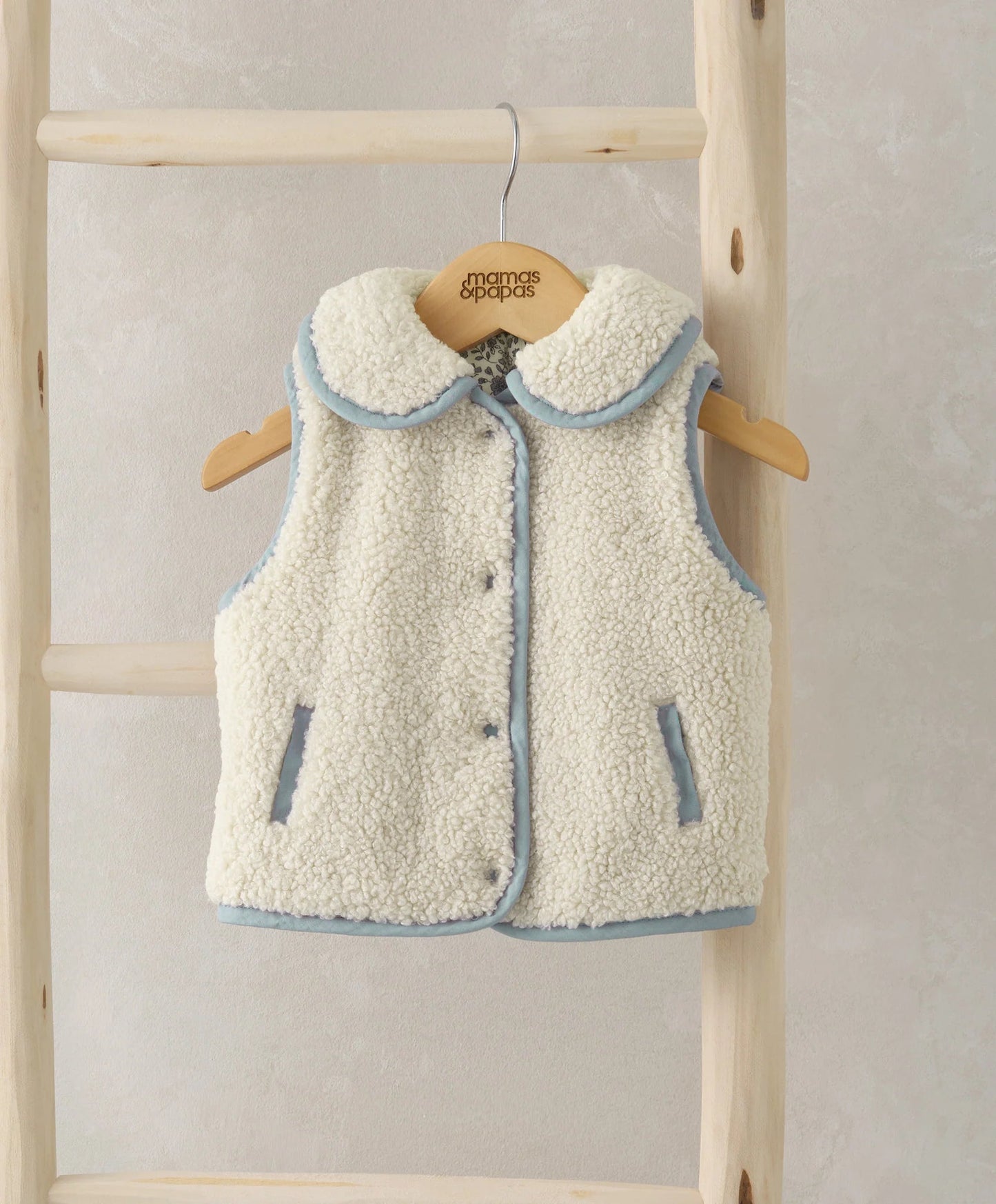 Mamas & Papas Reversible Borg Gilet | Mamas & Papas, Babies, Nursing, Jacket