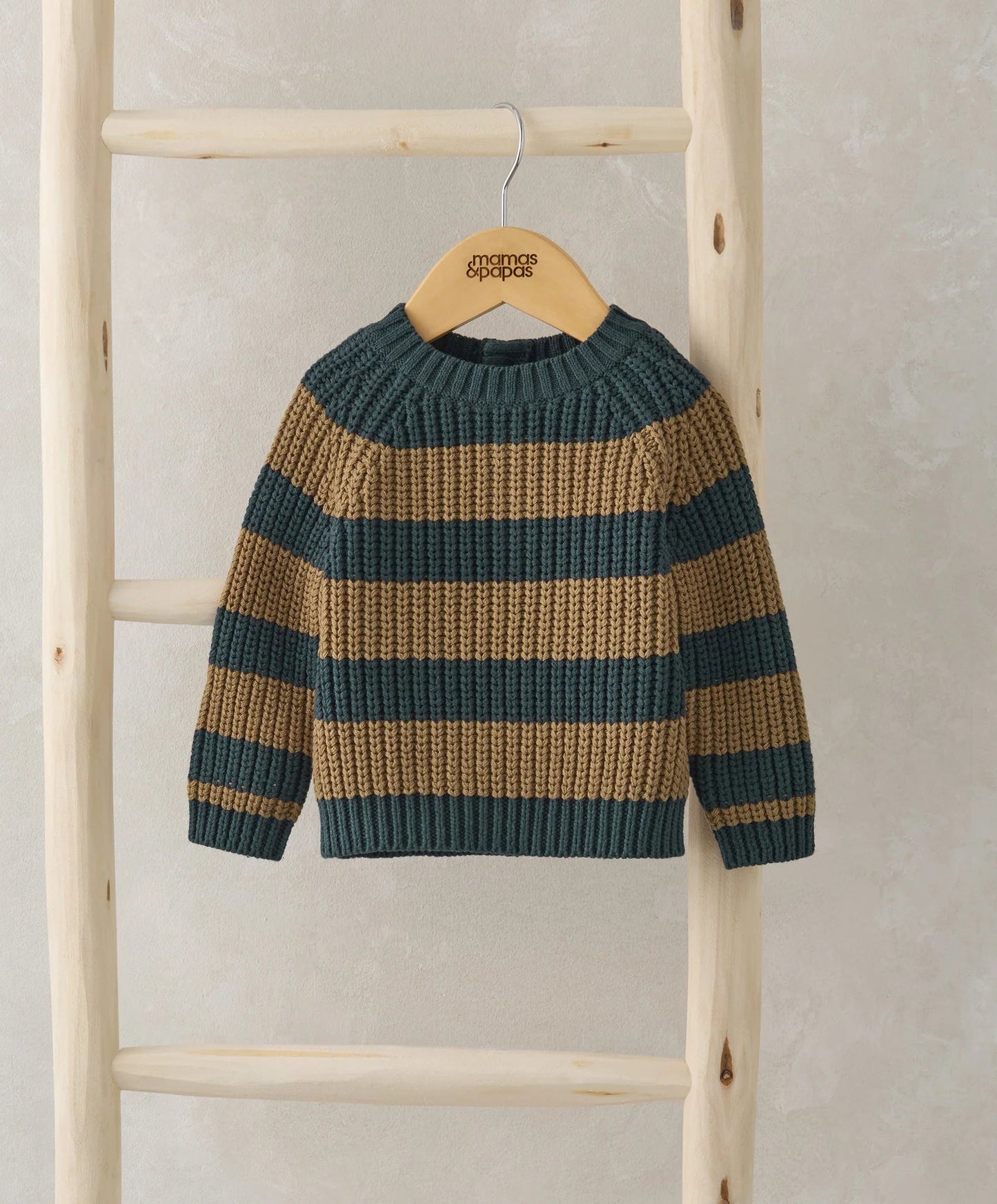 Mamas & Papas Chunky Knitted Stripe Jumper | Mamas & Papas, Babies, Nursing, Pant