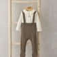 Mamas & Papas Knitted Dungarees & Bodysuit - Teddy Bear | Mamas & Papas, Babies, Nursing, Set