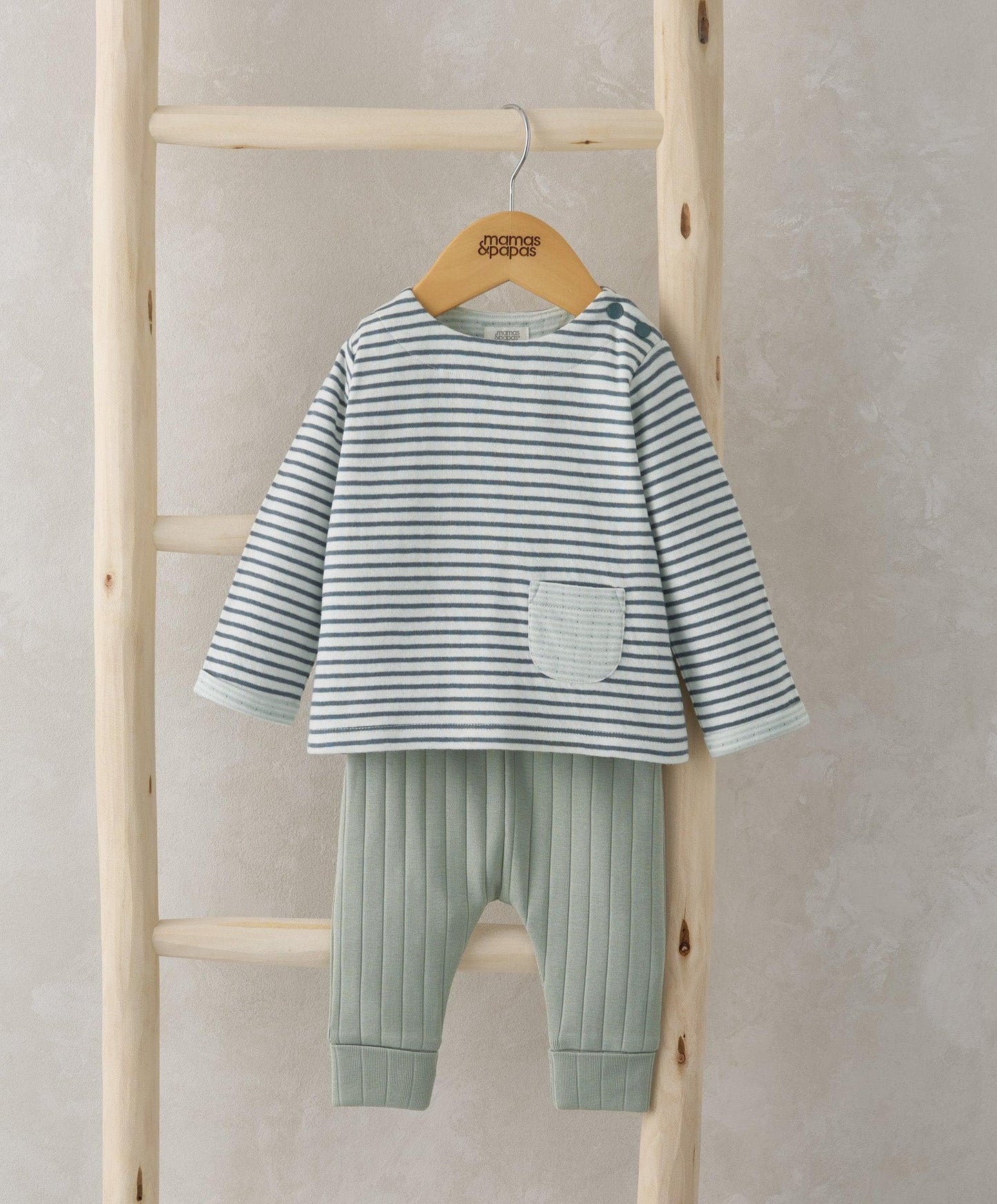 Mamas & Papas Stripe Top & Leggings Outfit Set | Mamas & Papas, Babies, Nursing, Set