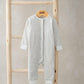 Mamas & Papas Ribbed Long-Sleeve Romper Grey | Mamas & Papas, Babies, Nursing, Romper
