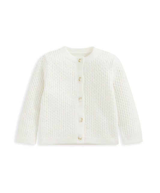 Mamas & Papas Knitted Cardigan - White | Mamas & Papas, Babies, Nursing, Cardigan