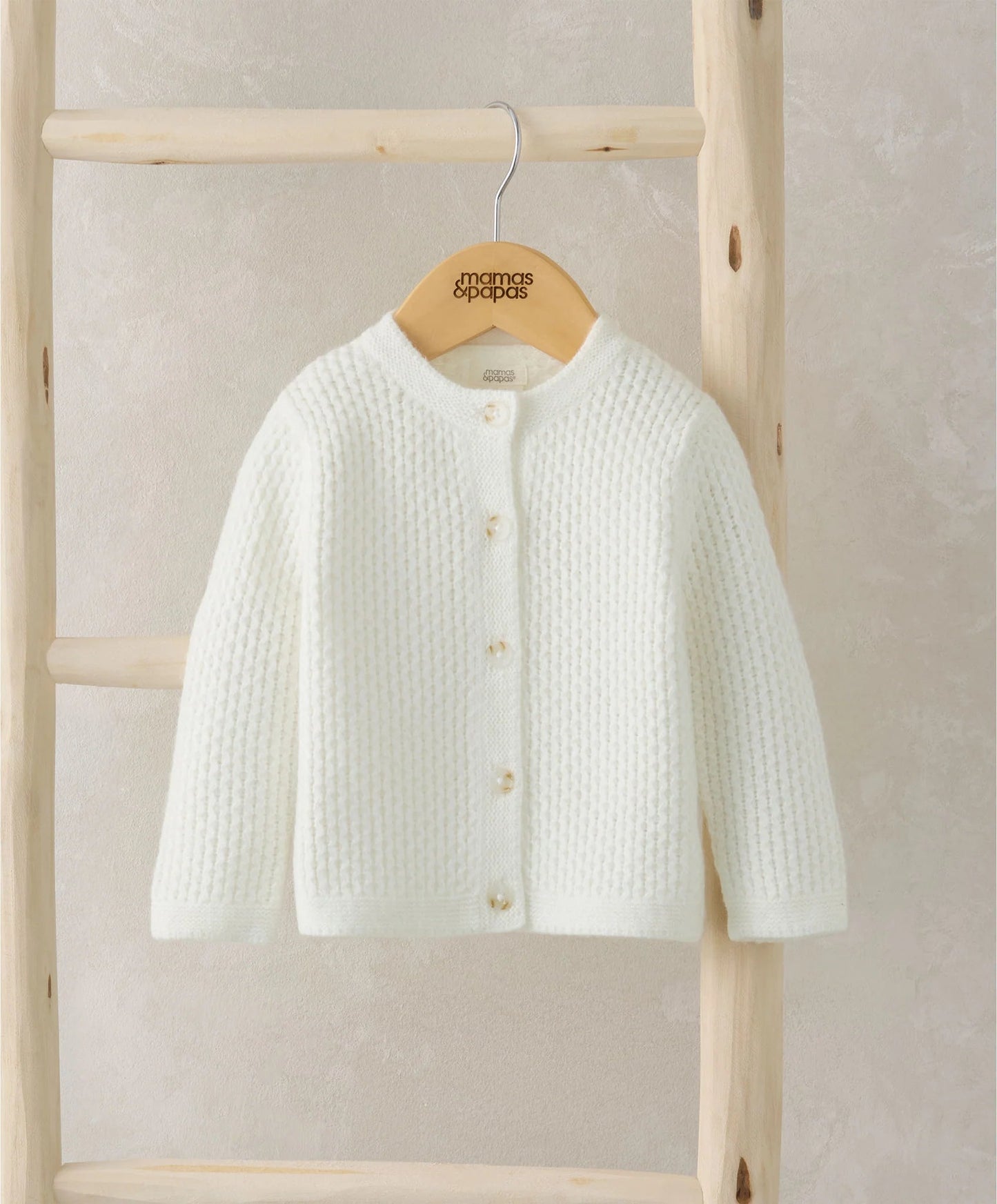 Mamas & Papas Knitted Cardigan - White | Mamas & Papas, Babies, Nursing, Cardigan