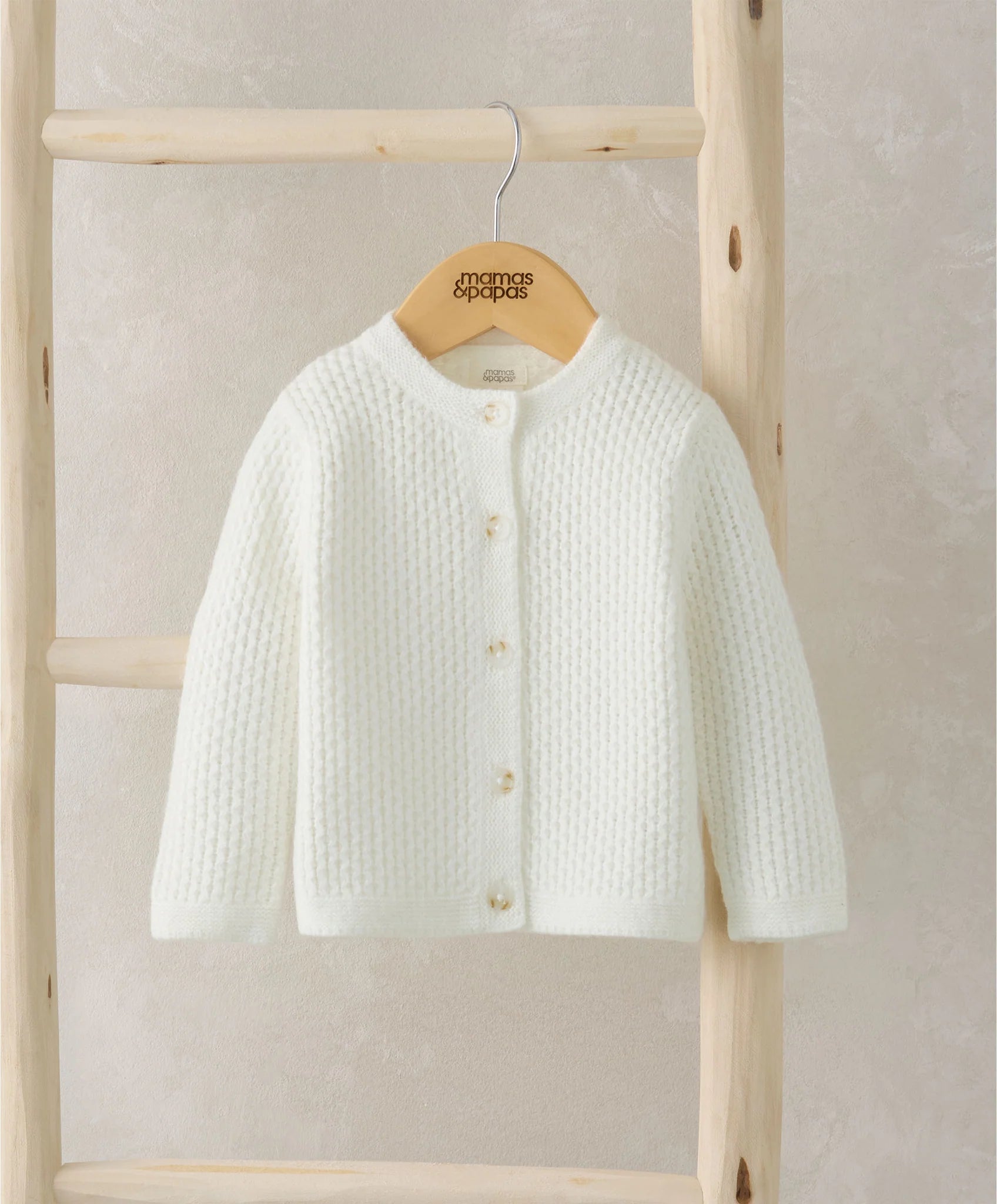 Mamas & Papas Knitted Cardigan - White | Mamas & Papas, Babies, Nursing, Cardigan