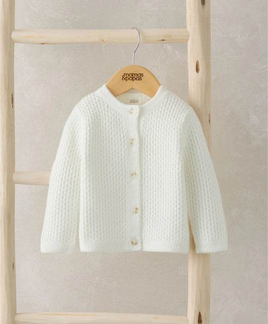 Mamas & Papas Knitted Cardigan - White | Mamas & Papas, Babies, Nursing, Cardigan