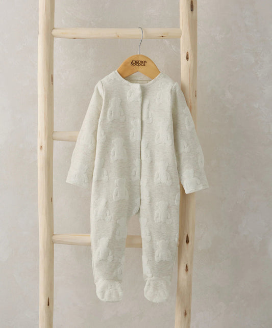 Mamas & Papas Teddy Bear All In One - Textured Brown | Mamas & Papas, Babies, Nursing, Sleepsuit