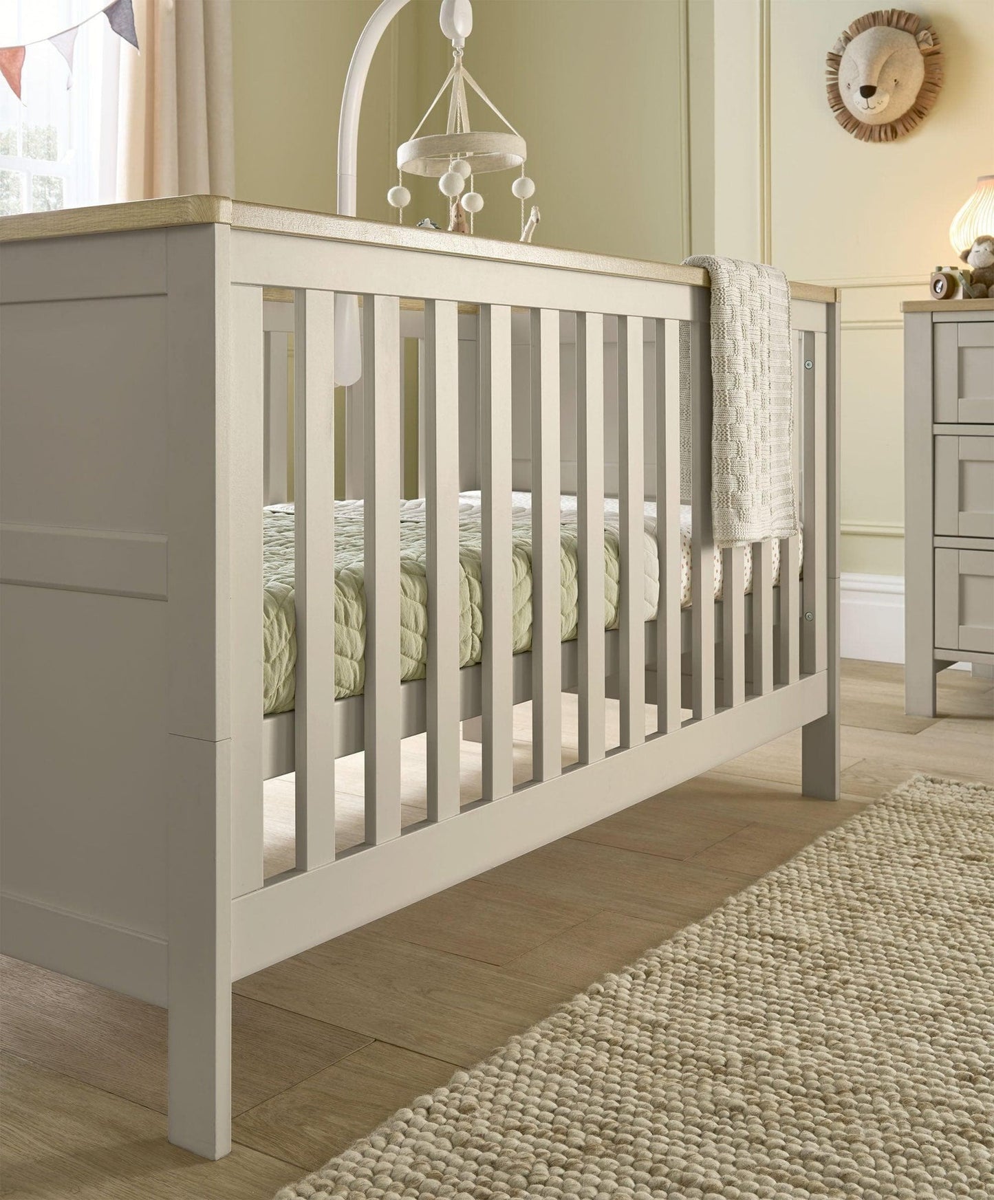 Mamas & Papas Wedmore Cotbed Pebble Grey | Mamas & Papas, Babies, Nursing, 