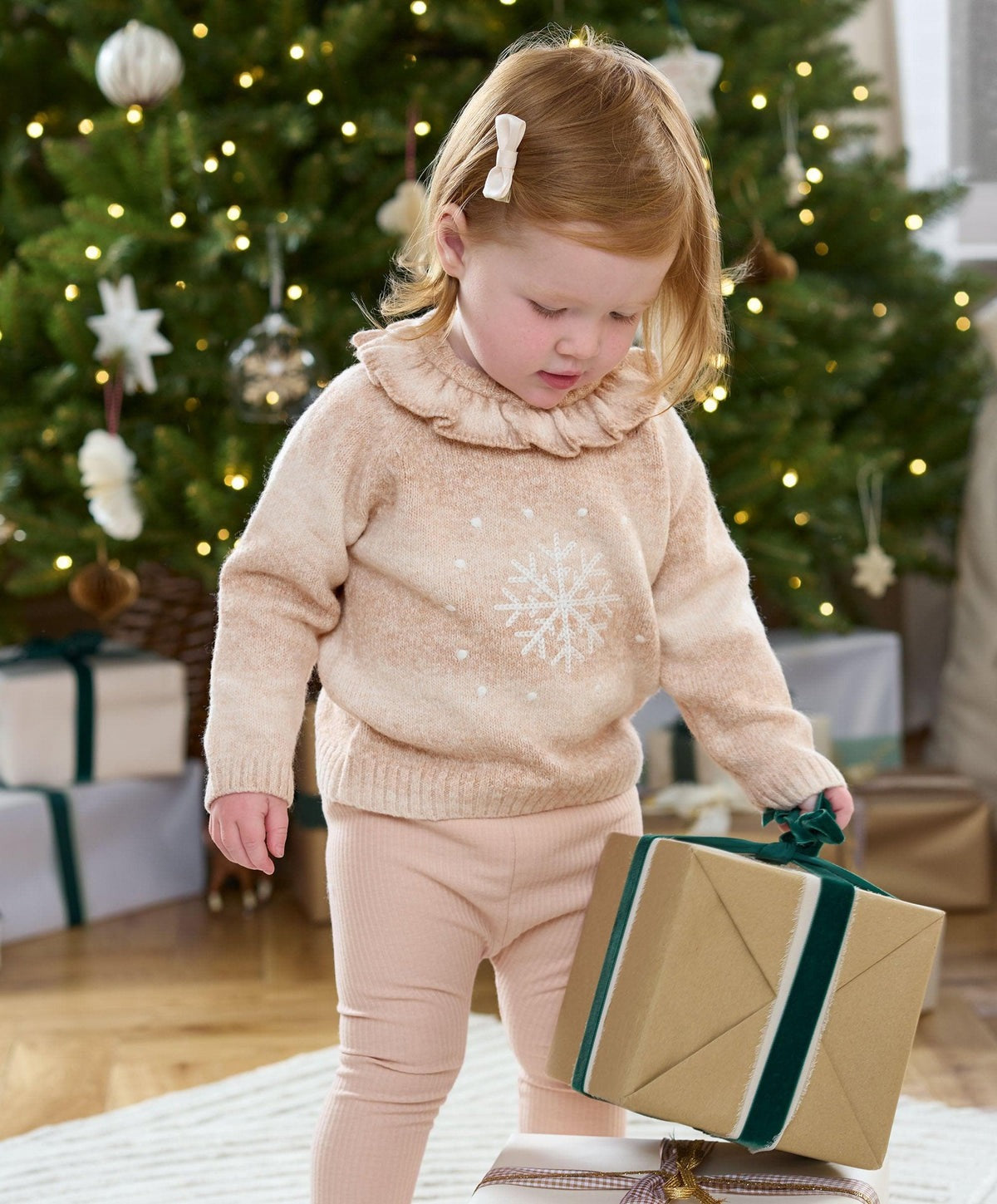 Mamas & Papas Snowflake Christmas Jumper | Mamas & Papas, Babies, Nursing, Pant