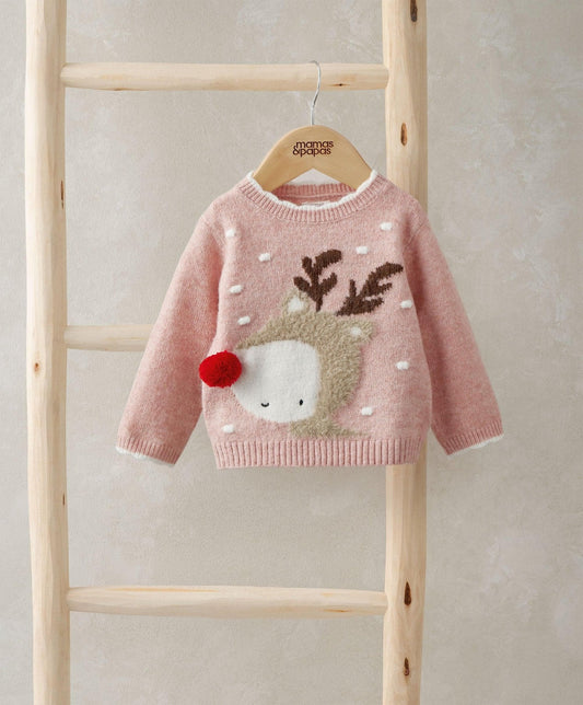 Mamas & Papas Reindeer Christmas Jumper | Mamas & Papas, Babies, Nursing, Pant