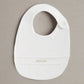 Velour Bib - White