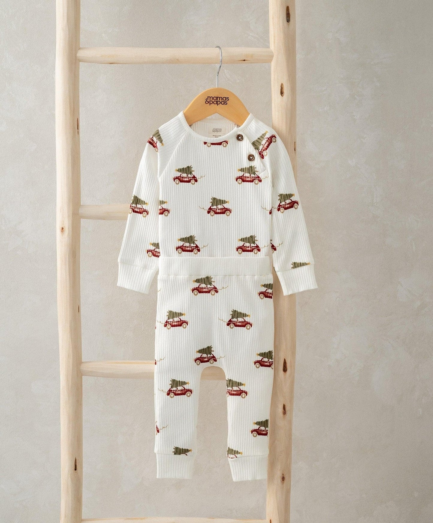 Mamas & Papas Christmas Car Bodysuit & Leggings | Mamas & Papas, Babies, Nursing, Set