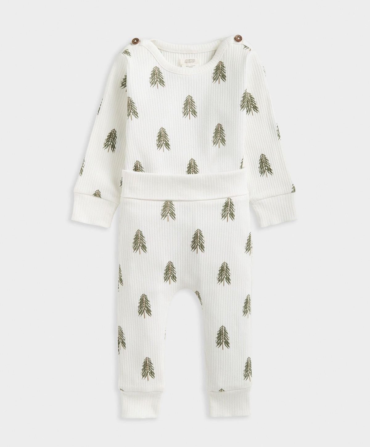 Mamas & Papas Christmas Tree Bodysuit & Leggings | Mamas & Papas, Babies, Nursing, Set