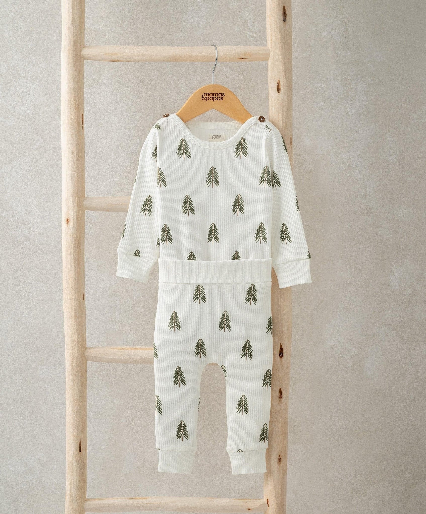 Mamas & Papas Christmas Tree Bodysuit & Leggings | Mamas & Papas, Babies, Nursing, Set