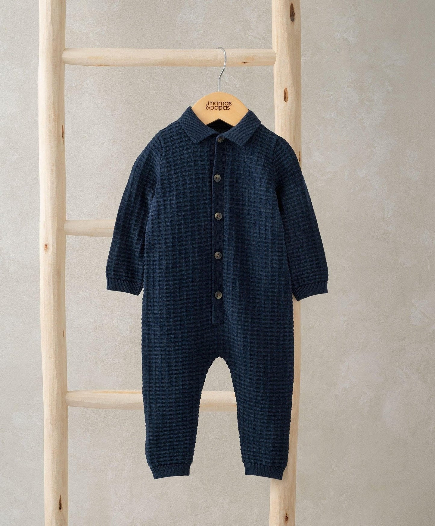 Mamas & Papas Knitted Romper Navy | Mamas & Papas, Babies, Nursing, Romper