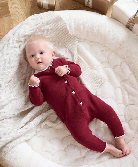 Mamas & Papas Mrs Santa Knit Romper | Mamas & Papas, Babies, Nursing, Romper