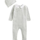 Mamas & Papas Knitted All In One & Hat White | Mamas & Papas, Babies, Nursing, Sleepsuit