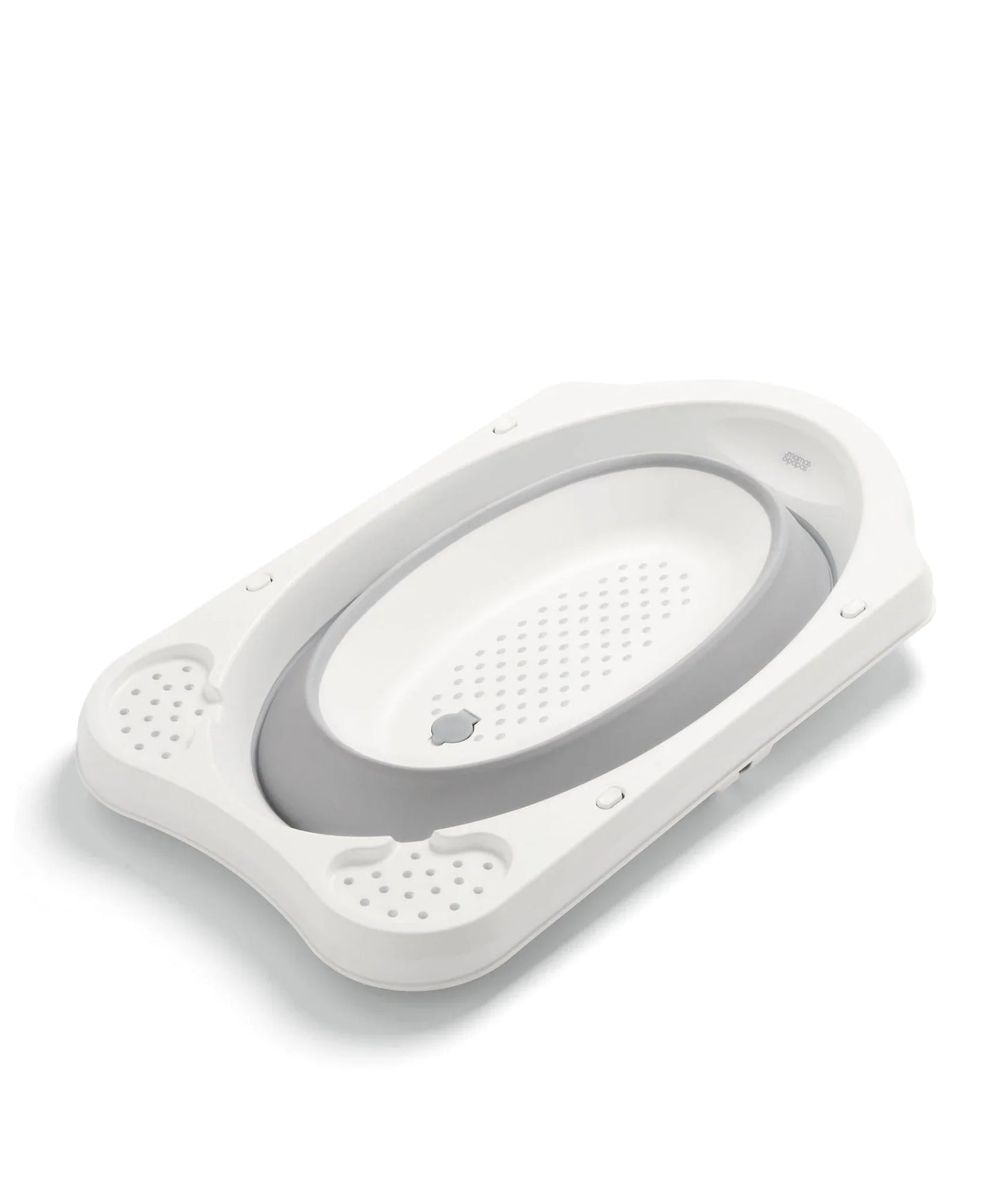 Baignoire pliable pour bébé – Blanc/Gris