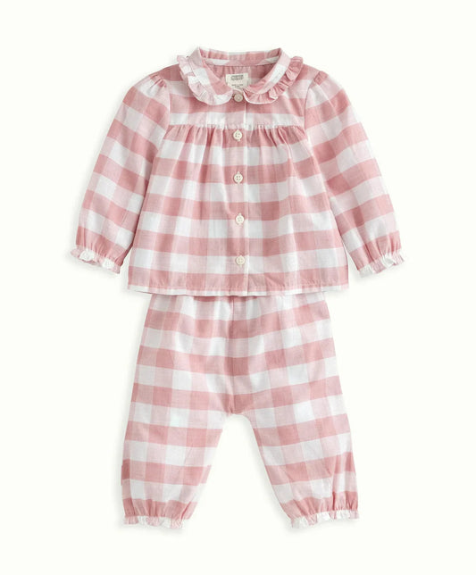 Pyjama vichy - Carreaux roses 