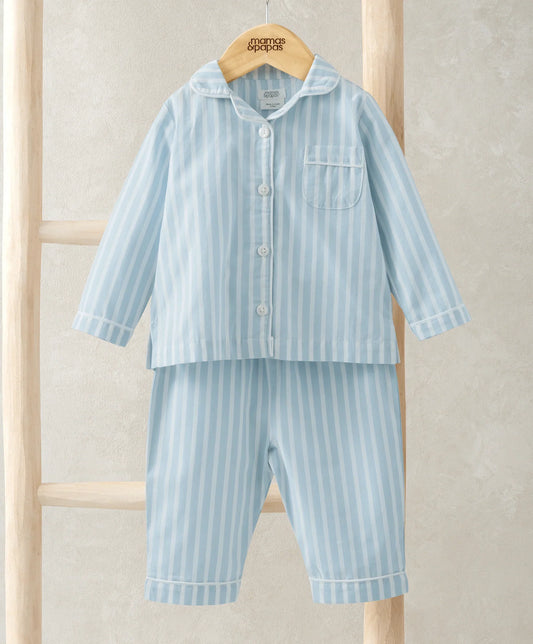 Mamas & Papas Striped Woven Pyjamas Pyjama