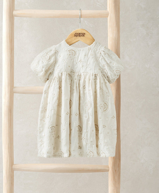 Mamas & Papas Embroidered Puff Short Sleeve Dress | Mamas & Papas, Babies, Nursing, Dress