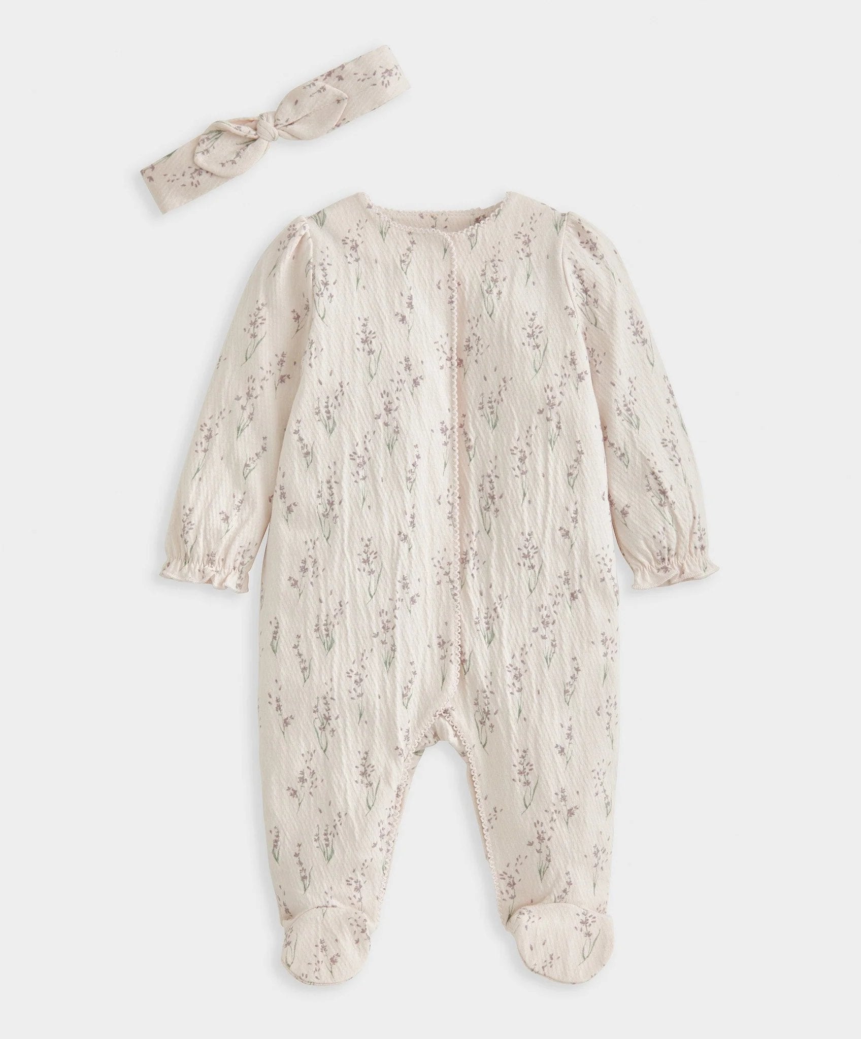 Mamas & Papas Lavender All In One & Headband Set | Mamas & Papas, Babies, Nursing, Bodysuit