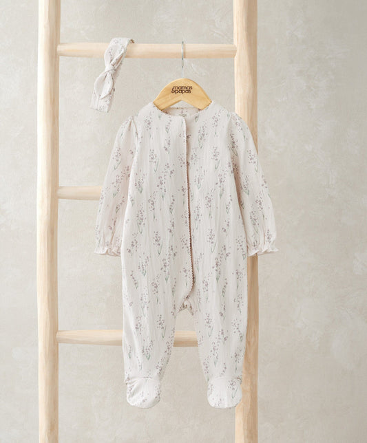 Mamas & Papas Lavender All In One & Headband Set | Mamas & Papas, Babies, Nursing, Bodysuit