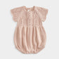 Mamas & Papas Short Sleeve Knit Romper - Pink | Mamas & Papas, Babies, Nursing, Romper