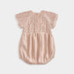 Mamas & Papas Short Sleeve Knit Romper - Pink | Mamas & Papas, Babies, Nursing, Romper