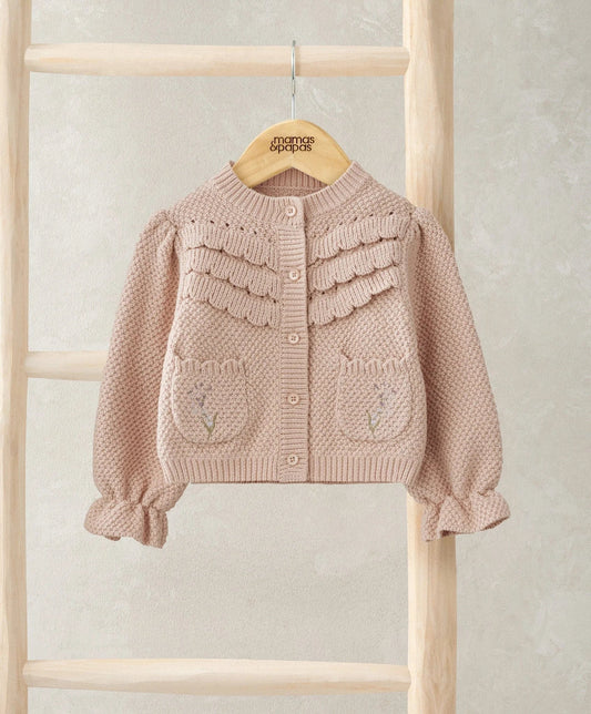 Mamas & Papas Embroidered Cardigan Cardigan