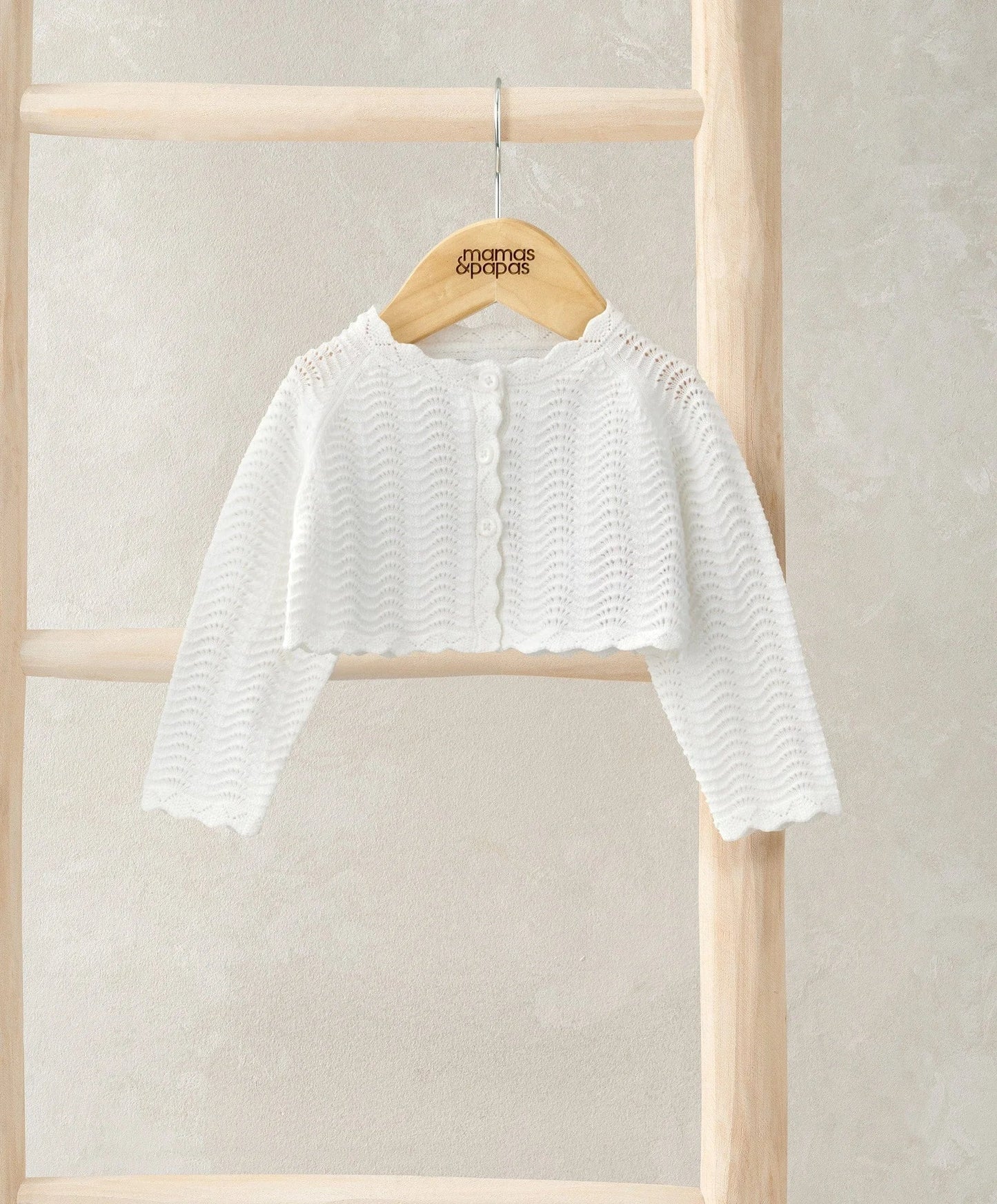 Mamas & Papas Wavy Stitch Bolero Cardigan Cardigan
