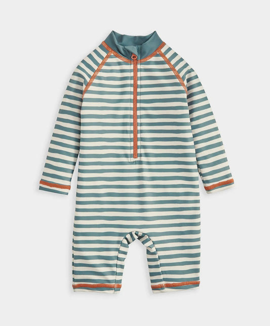 Mamas & Papas Long Sleeve Stripe Rashsuit | Mamas & Papas, Babies, Nursing, Swimsuit