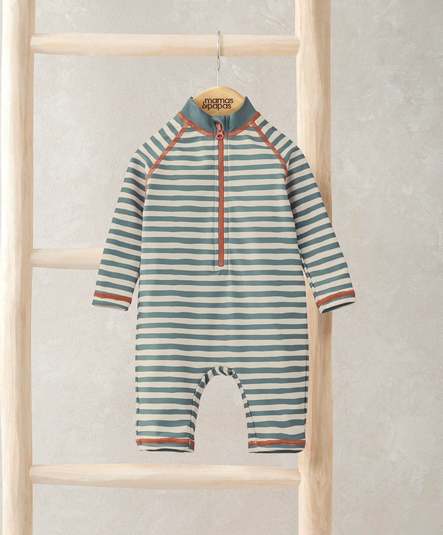 Mamas & Papas Long Sleeve Stripe Rashsuit | Mamas & Papas, Babies, Nursing, Swimsuit