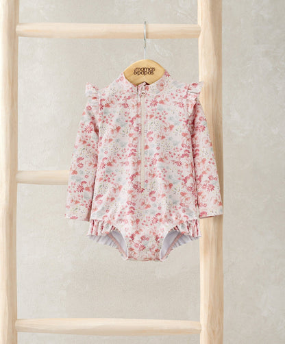 Mamas & Papas Long Sleeve Floral Swimsuit | Mamas & Papas, Babies, Nursing, Swimsuit