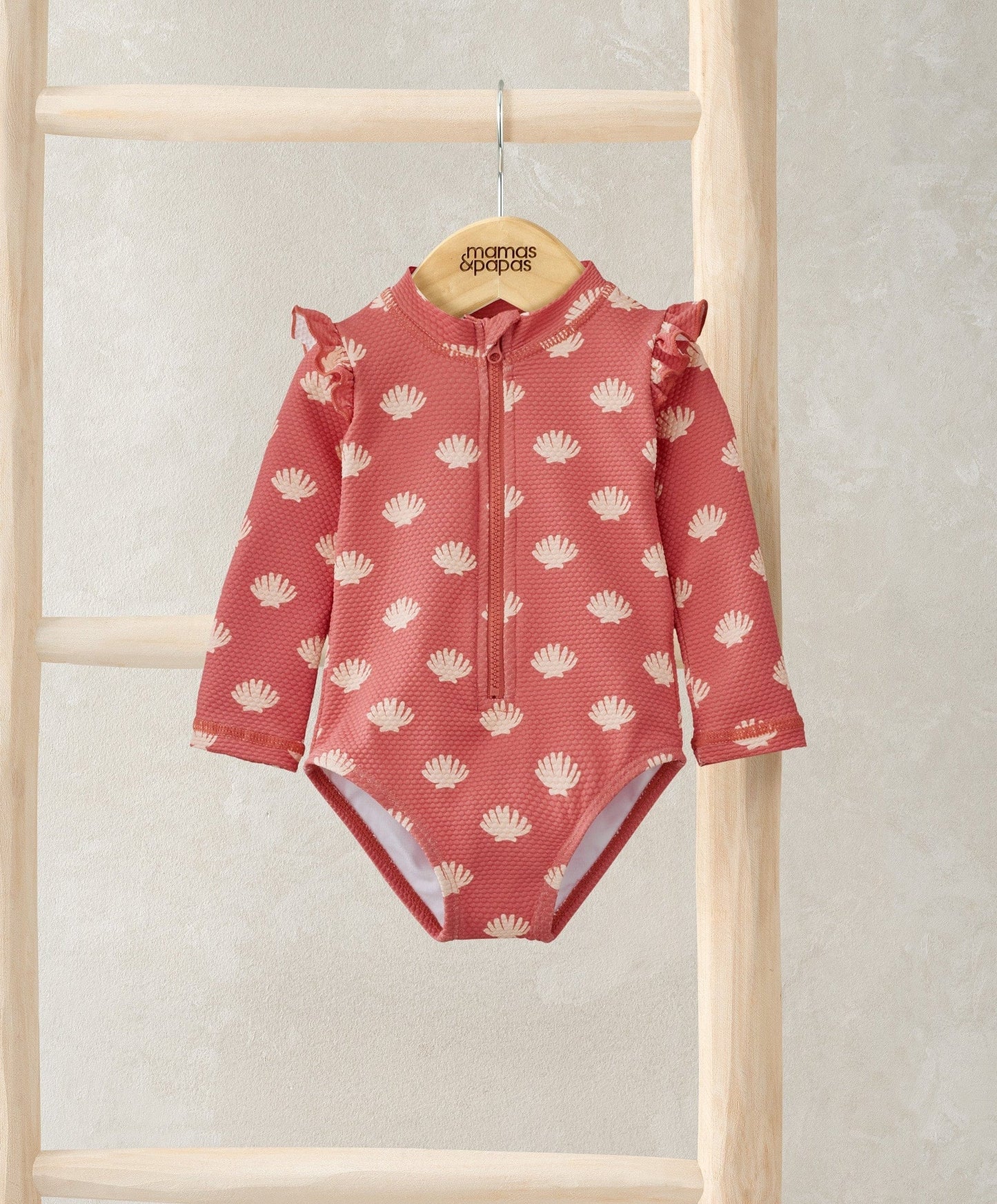 Mamas & Papas Shell All Over Print Long Sleeve Swimsuit | Mamas & Papas, Babies, Nursing, Swimsuit