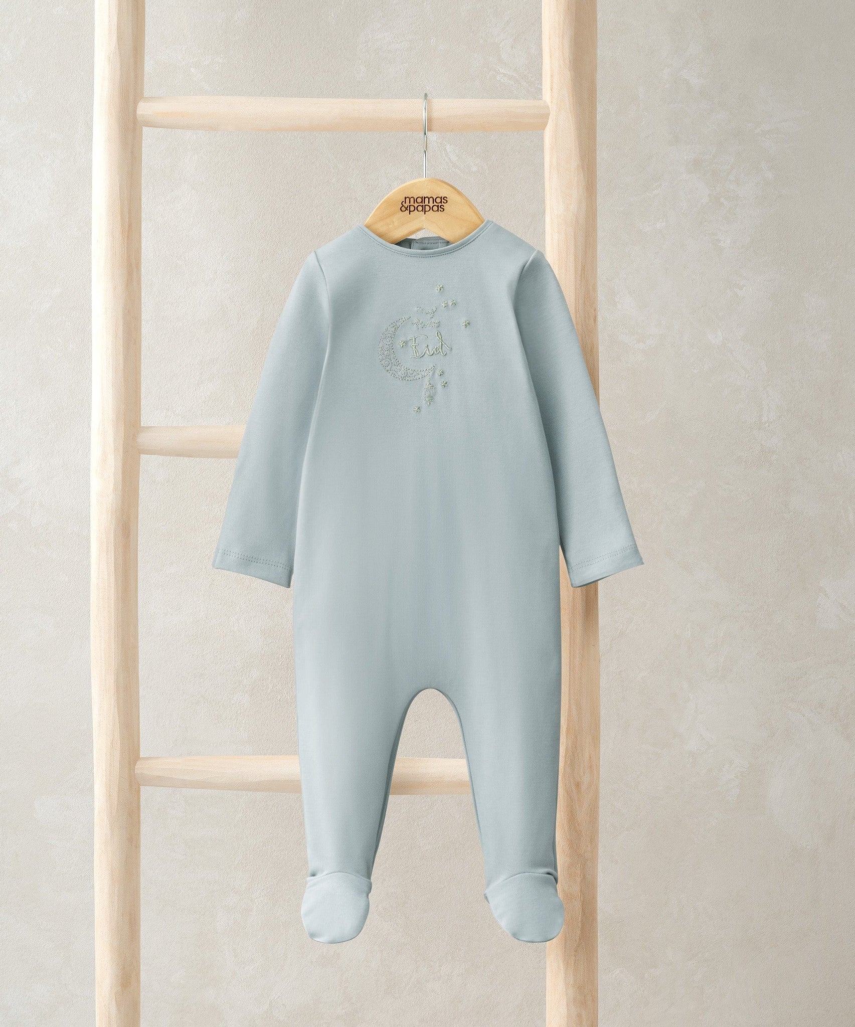 Mamas & Papas My First Eid All in One - Blue | Mamas & Papas, Babies, Nursing, Sleepsuit