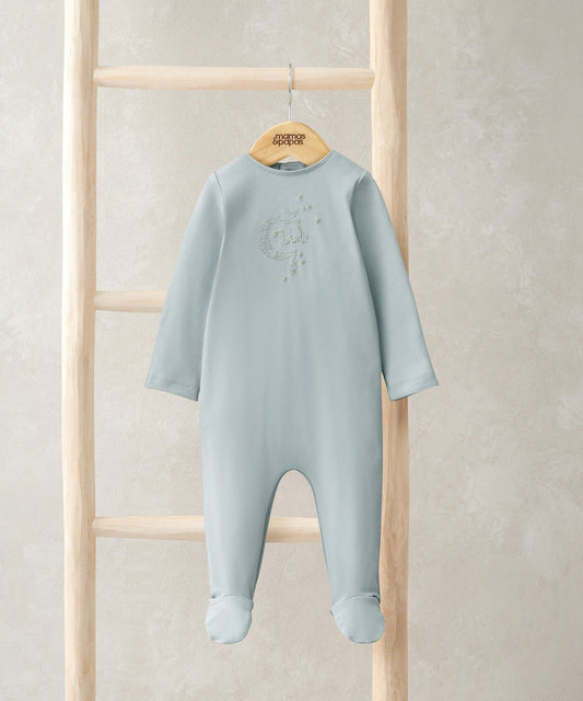 Mamas & Papas My First Eid All in One - Blue | Mamas & Papas, Babies, Nursing, Sleepsuit