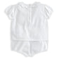 Mamas & Papas Embroidered Knit Top & Shorts Set (2 Pieces) - White | Mamas & Papas, Babies, Nursing, Set