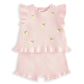 Mamas & Papas Embroidered Knit Top & Shorts Set (2 Pieces) - Pink | Mamas & Papas, Babies, Nursing, Set