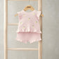 Mamas & Papas Embroidered Knit Top & Shorts Set (2 Pieces) - Pink | Mamas & Papas, Babies, Nursing, Set