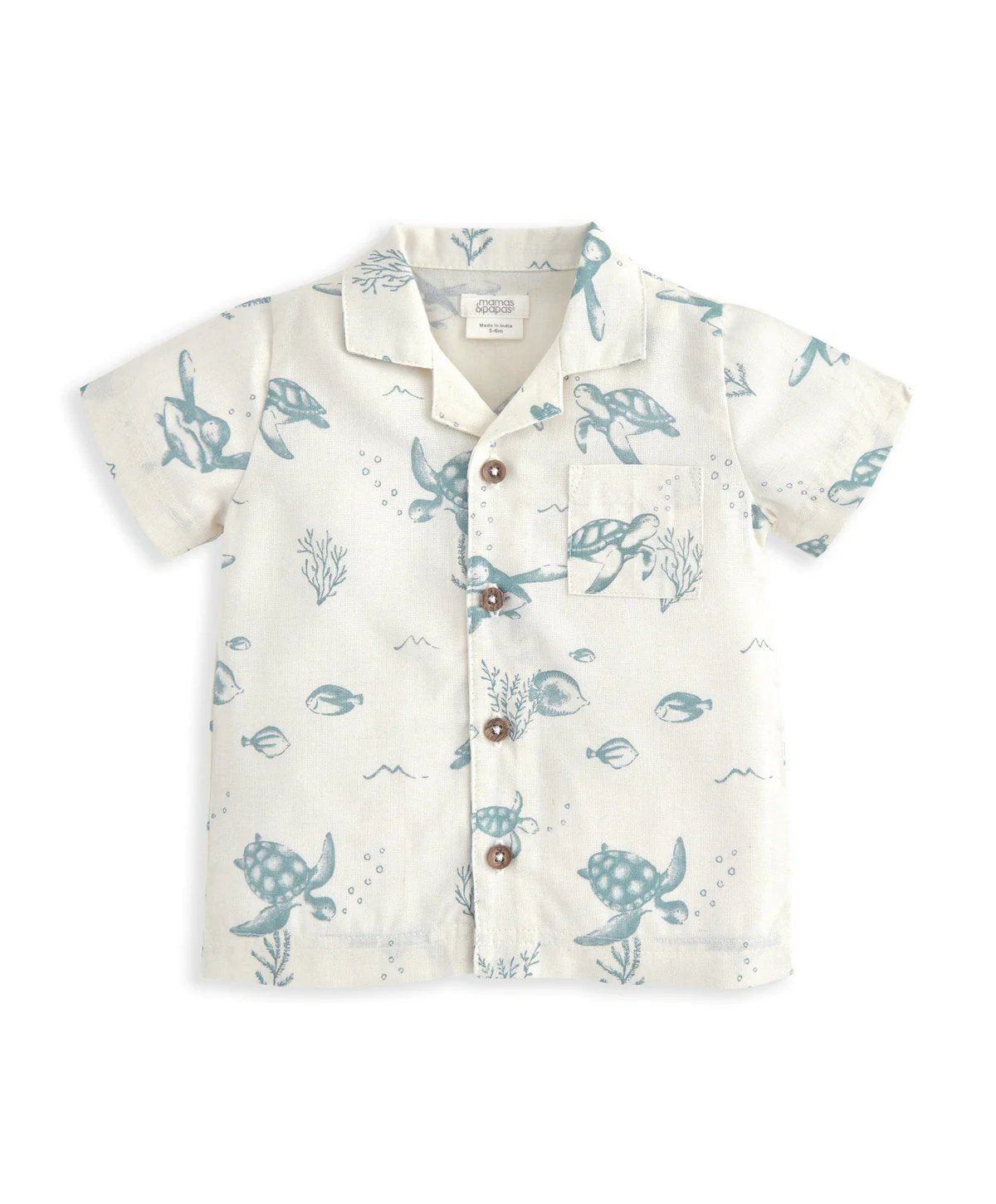 Mamas & Papas Shirt & Shorts Set (2 Pieces) - Turtle Print | Mamas & Papas, Babies, Nursing, Set