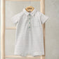 Mamas & Papas Striped Romper with Collar - White | Mamas & Papas, Babies, Nursing, Romper