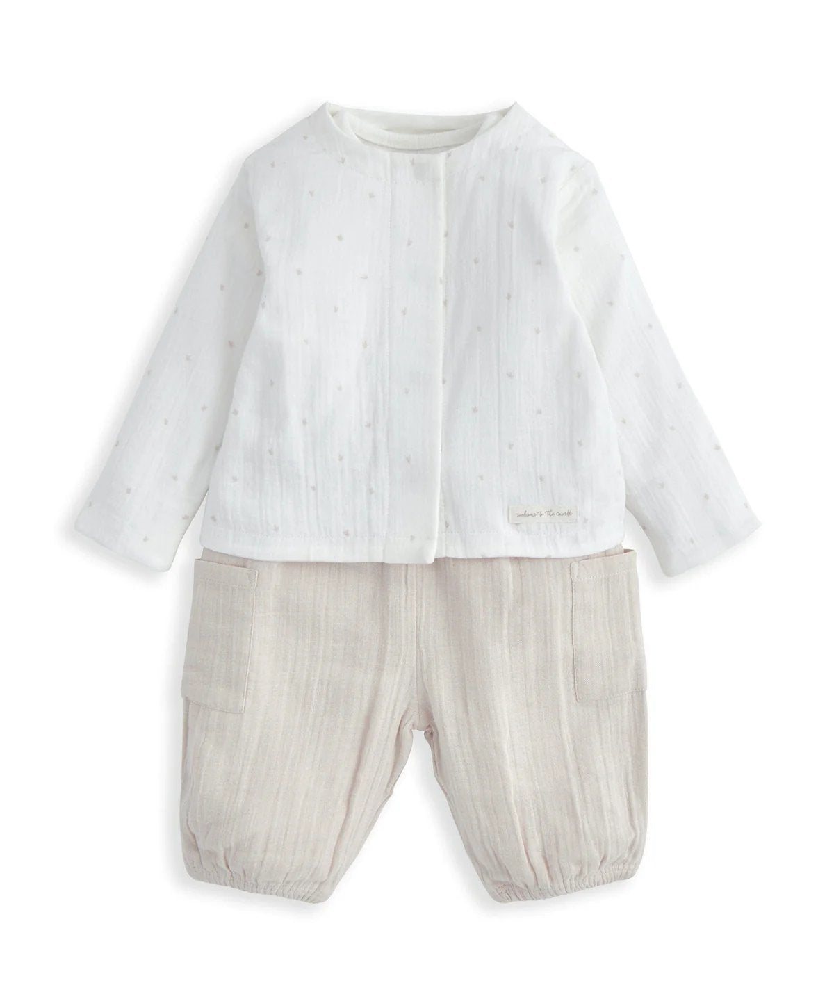 Mamas & Papas Jacket, Bodysuit, and Trousers Set (3 Pieces) | Mamas & Papas, Babies, Nursing, Set