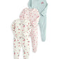 Mamas & Papas Sleepsuits (Pack of 3) - Geranium Print | Mamas & Papas, Babies, Nursing, Sleepsuit