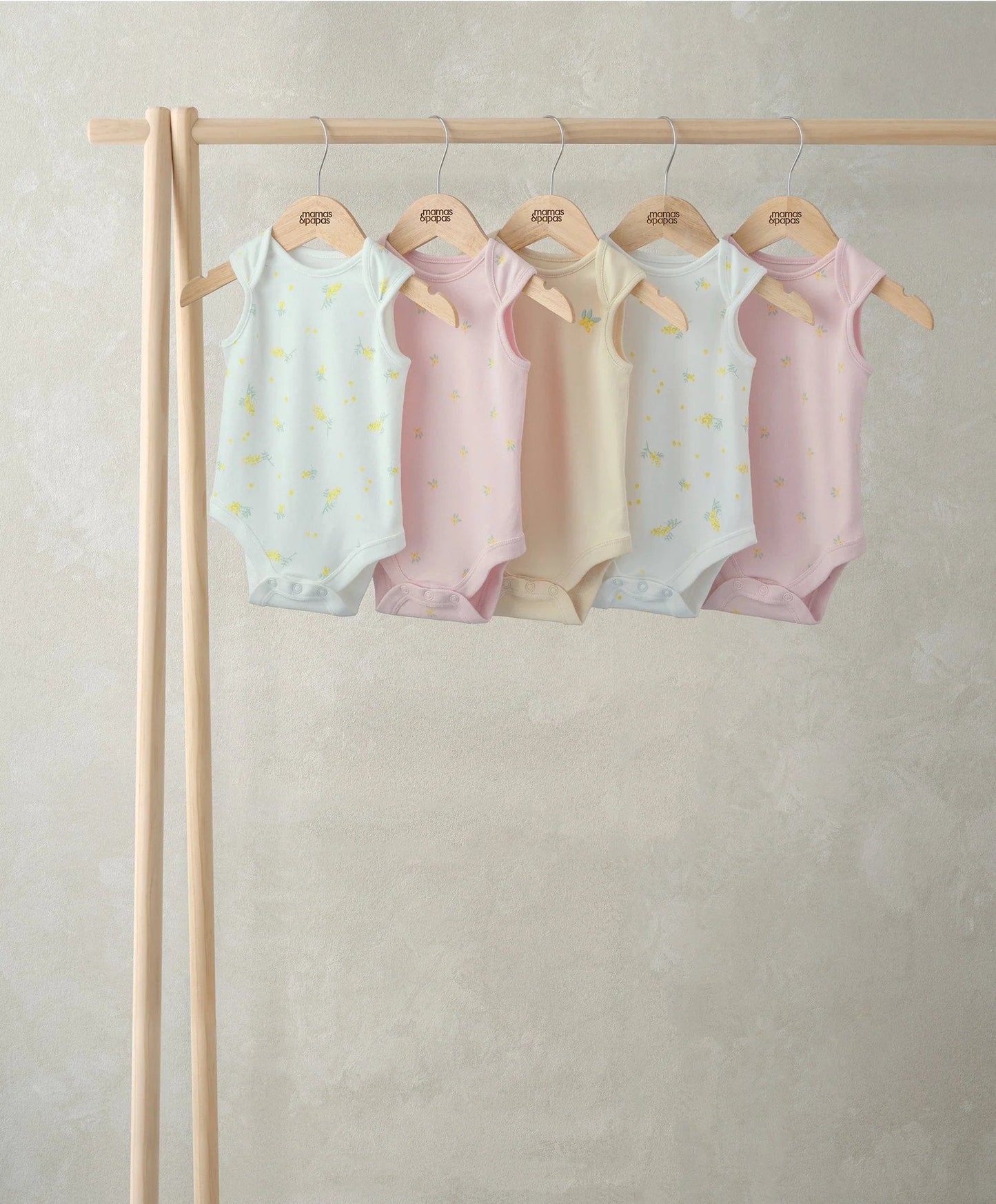 Mamas & Papas Bodysuits (Pack of 5) - Lemon Print | Mamas & Papas, Babies, Nursing, Bodysuit