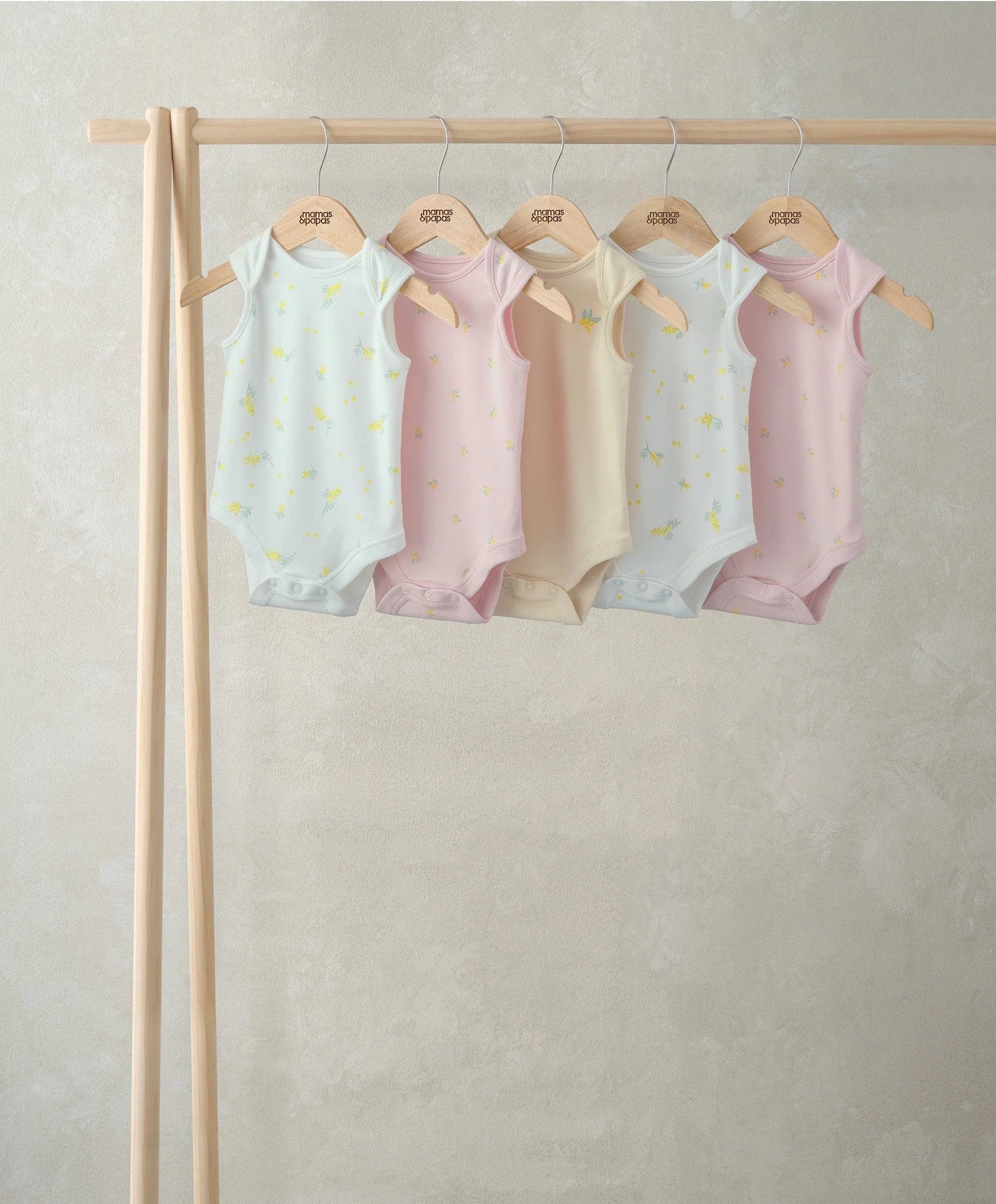 Mamas & Papas Bodysuits (Pack of 5) - Lemon Print | Mamas & Papas, Babies, Nursing, Bodysuit