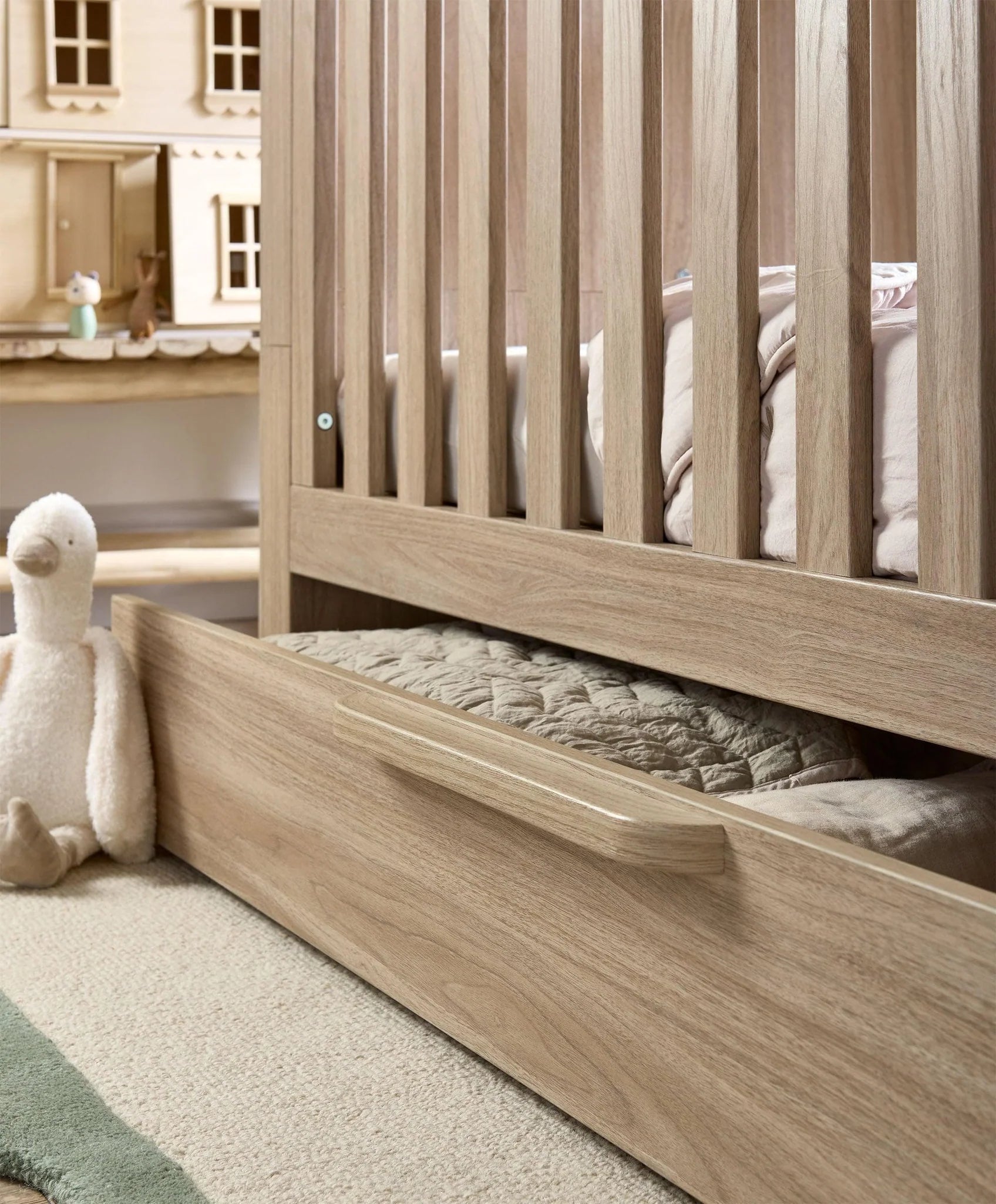 Mamas & Papas Franklin Cotbed - Oak | Mamas & Papas, Babies, Nursing, Cotbed